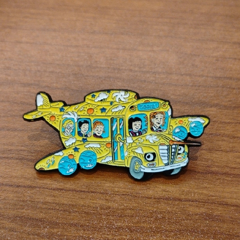 🧁 3/$30 Magic School Bus Enamel Pin NEW